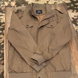 Alpine Design Men's Tan Bomber Jacket